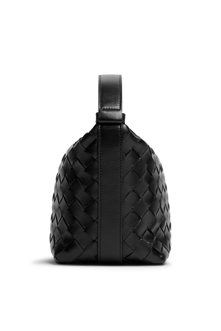 Mini Wallace Intrecciato Leather Shoulder Bag